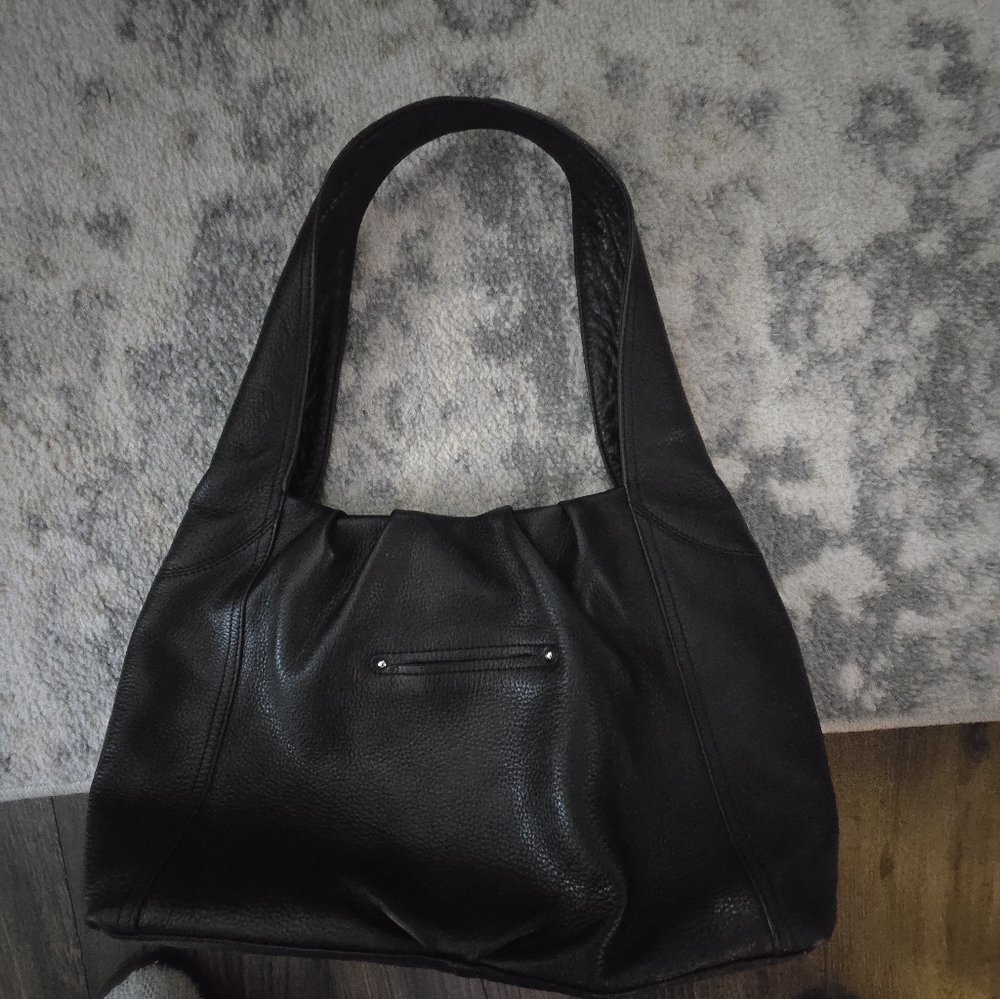 B. MASKOWKY Black Studded Leather Shoulder Bag - Picture 2 of 15